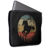VINTAGER RETRO HORSE LAPTOPSCHUTZHÜLLE (Vorne Rechts)