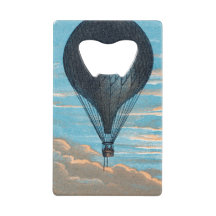 Vintager Retro-Hot-Air-Ballon-View Erster Ballon