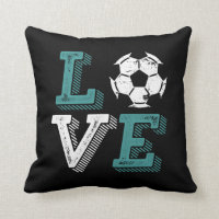 Vintager Retro I Liebe Fußball-Trainer Sportfächer
