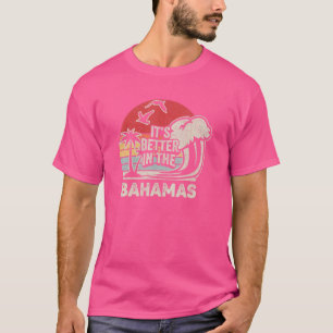 Vintager Retro in den Bahamas Tropical T-Shirt