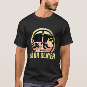 Vintager Retro-Jäger mit Sonnenuntergang T-Shirt