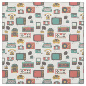 Vintager Retro-Nostalgie-Jukebox-Phonograph Stoff (Muster)