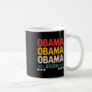 Vintager Retro Obama für Präsident 2028 Kaffeetasse