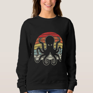 Vintager Retro Octopus Kraken Sweatshirt