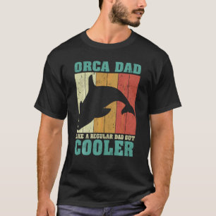 Vintager Retro-Orca-Vater wie ein regelmäßiger Vat T-Shirt