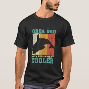 Vintager Retro-Orca-Vater wie ein regelmäßiger Vat T-Shirt