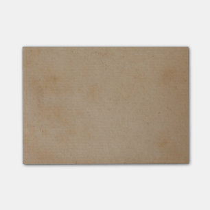Vintager Retro Papier-Pergament-Hintergrund TANs Post-it Klebezettel
