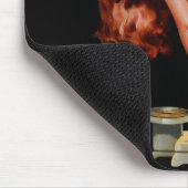 Vintager Retro Peter Driben Pinup Mousepad (Ecke)