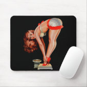 Vintager Retro Peter Driben Pinup Mousepad (Mit Mouse)