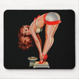 Vintager Retro Peter Driben Pinup Mousepad