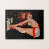 Vintager Retro Peter Driben Pinup Puzzle (Horizontal)