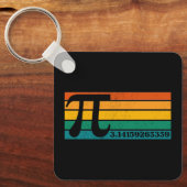 Vintager Retro-Pi-Schlüsselanhänger Schlüsselanhänger (Vorderseite)