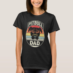 Vintager Retro Pit Bull Vater T-Shirt