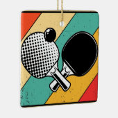 Vintager Retro Pong Keramikornament (Rechts)