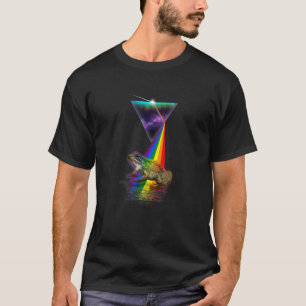 Vintager Retro-Prismenfrosch T-Shirt
