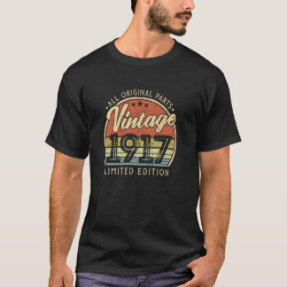Vintager Retro Retro 1917 Limited Edition Made in T-Shirt