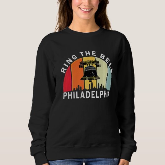 Vintager Retro-Ring Philadelphia Baseball Sweatshirt (Vorderseite)