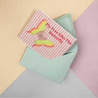 Vintager Retro-Rotgelber Schmetterling