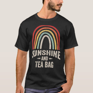 Vintager Retro-Sonnenschein und Teebeutel Sommer 5 T-Shirt