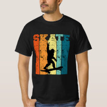 Vintager Retro-Sonnenuntergang, großer Skateboard 