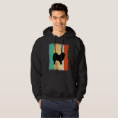 Vintager Retro-Spitz Hoodie (Vorne ganz)