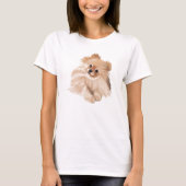 Vintager Retro-Spitz Liebhaber T-Shirt (Vorderseite)