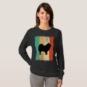 Vintager Retro-Spitz T-Shirt (Vorne ganz)