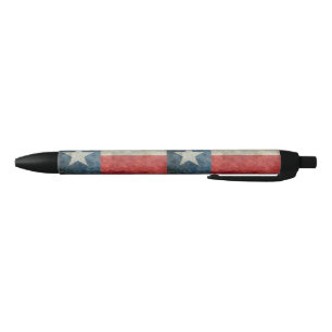 Vintager retro STIFT Art der Texas-Staatsflagge