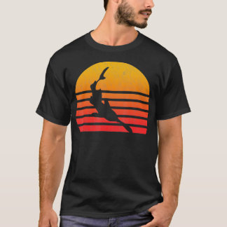 Vintager Retro-Style Sonnenuntergang T-Shirt