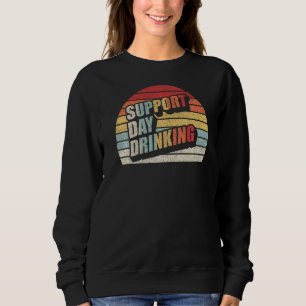 Vintager Retro Support Tag Alkoholtupfer Whiskey Sweatshirt