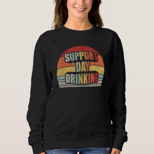 Vintager Retro Support Tag Alkoholtupfer Whiskey Sweatshirt