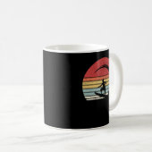 Vintager Retro Surfer Geschenk Wellenreiten Surfst Kaffeetasse (VorderseiteRechts)