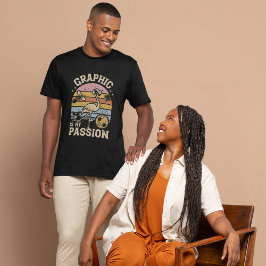 Vintager Retro-T - Shirt-Design für Grafik T-Shirt