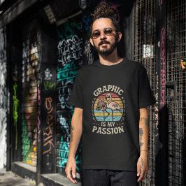 Vintager Retro-T - Shirt-Design für Grafik T-Shirt