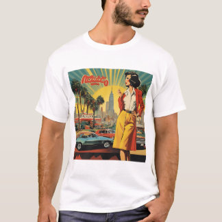 Vintager Retro-T - Shirt für Frauen - Zeitlose Kla
