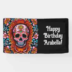 Vintager Retro-Tag des Toten Geburtstags Banner