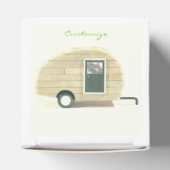 Vintager Retro-Teardrop-Camper Geschenkschachtel (Oben)