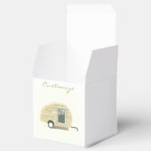 Vintager Retro-Teardrop-Camper Geschenkschachtel (Geöffnet)