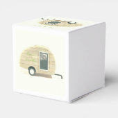 Vintager Retro-Teardrop-Camper Geschenkschachtel (Rückseite)