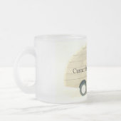 Vintager Retro-Teardrop-Camper Mattglastasse (Links)