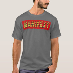 Vintager Retro-Text manifest T-Shirt