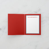 Vintager Retro-Valentintee Feiertagskarte (Innenseite)