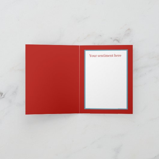 Vintager Retro-Valentintee Feiertagskarte (Innenseite)