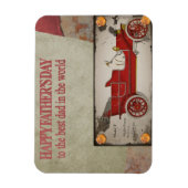 Vintager Retro Vatertag Magnet (Vertikal)