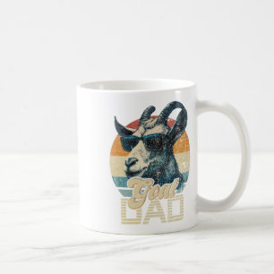 Vintager Retro-Ziege-Vater Best Goat Daddy Funny F Kaffeetasse