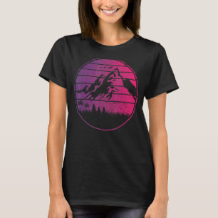 Vintager Retroberg für Kletterer und Wanderer 2 T-Shirt