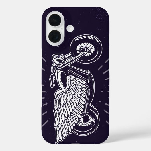 Vintager Retrofahrer Case-Mate iPhone Hülle (Rückseite)