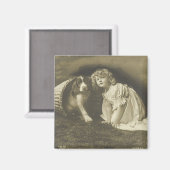 Vintager Retromagnet Magnet (Vorderseite/Rückseite)