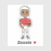 Vintager Retrospieler Aufkleber (Blatt)