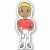 Vintager Retrospieler Aufkleber (Vorderseite)